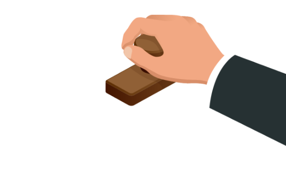 A graphic of "our quality guarantee" being stamped