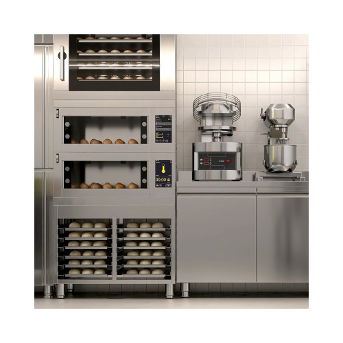 A stainless steel commercial kitchen