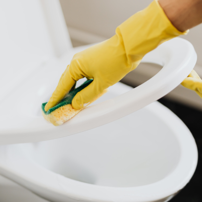 How to clean a toilet