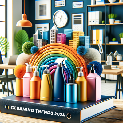 Cleaning products in commercial space