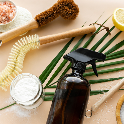 Cleaning products laid down