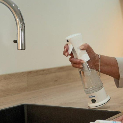 Toucan Eco in action on a surface