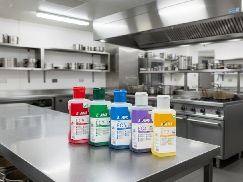 Evans EC range in a commercial kitchen