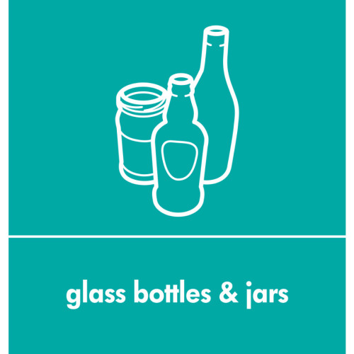 Sticker Recycling Kit - Teal Glass - Individual