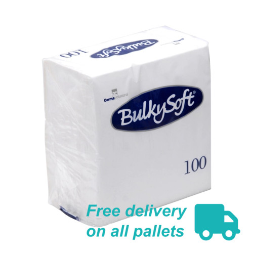 BulkySoft 2-Ply Napkins - 33cm - Pallet of 48 cases