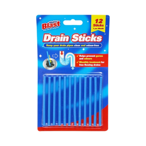 Mighty Blast Drain Sticks - 12 Pack