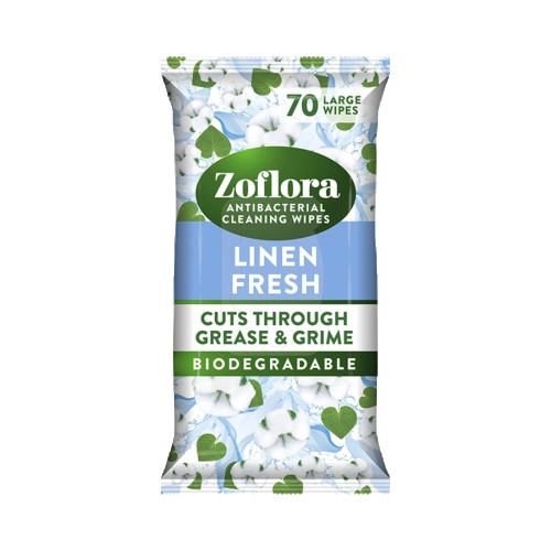 Zoflora Surface Wipes Linen Fresh - 70 Wipes