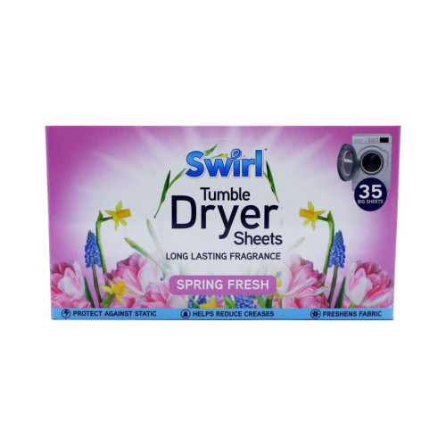 Swirl Dryer Sheets Spring Fresh