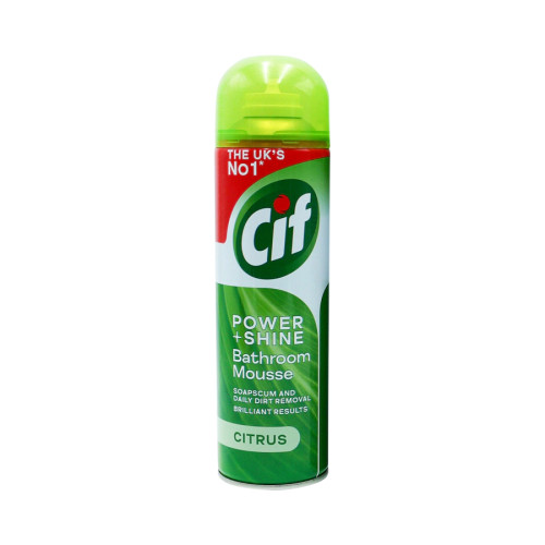 Cif Power & Shine Citrus Mousse Bathroom Cleaner - 500ml