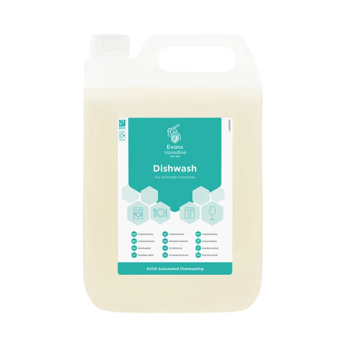 Evans Vanodine Dishwash - 1 x 5L
