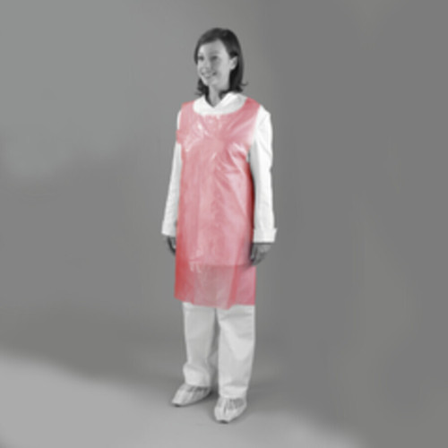 Shield Red Aprons On a Roll - 60g - 107cm - One Size - Case of 1000