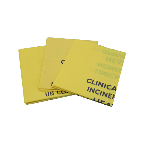 Medium Duty Waste Bag - Yellow Striped - 250 Bags