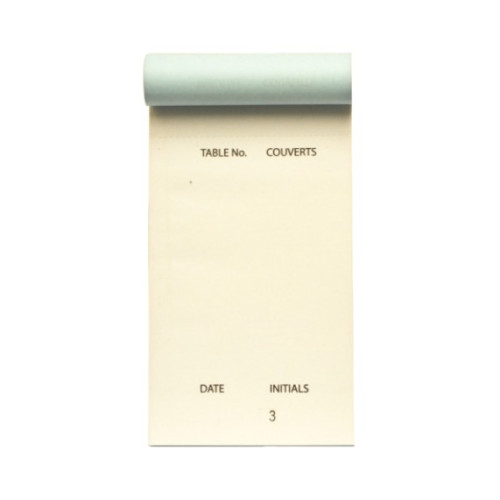 Medium Non-Carbon Duplicating Waitress Pads