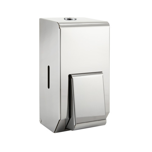 JDS Synergise Polished Stainless Steel Hand Liquid Soap Dispenser - 400ml