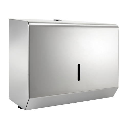 JDS Synergise Polished Stainless Steel Hand Towel Dispenser - Small