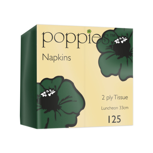 33cm 2-Ply Forest Green Napkins
