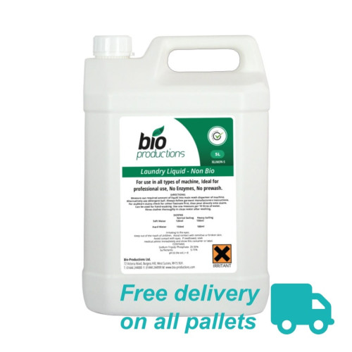 Bio Productions Non Bio Laundry Detergent - Pallet of 80 Cases