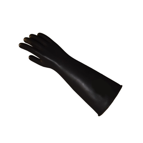Black heavy duty glove