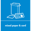 Sticker Recycling Kit - Blue Paper - Individual