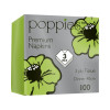 Poppies Napkins Lime Green 3ply - 40cm - Case of 1000