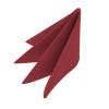 40cm Burgandy Airlaid Napkins - Case of 500