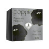40cm 3-Ply Black Napkins 