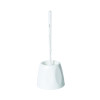 White Open Set Toilet Brush