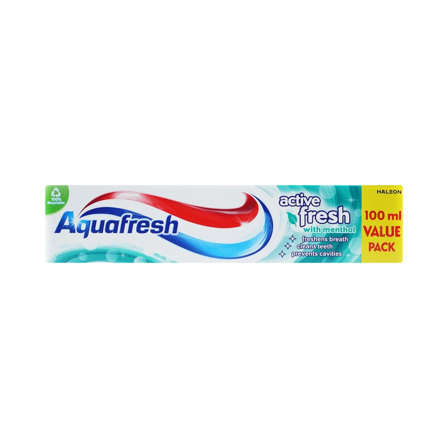 AQUAFRESH TOOTHPASTE ACIVE FRESH 100ML