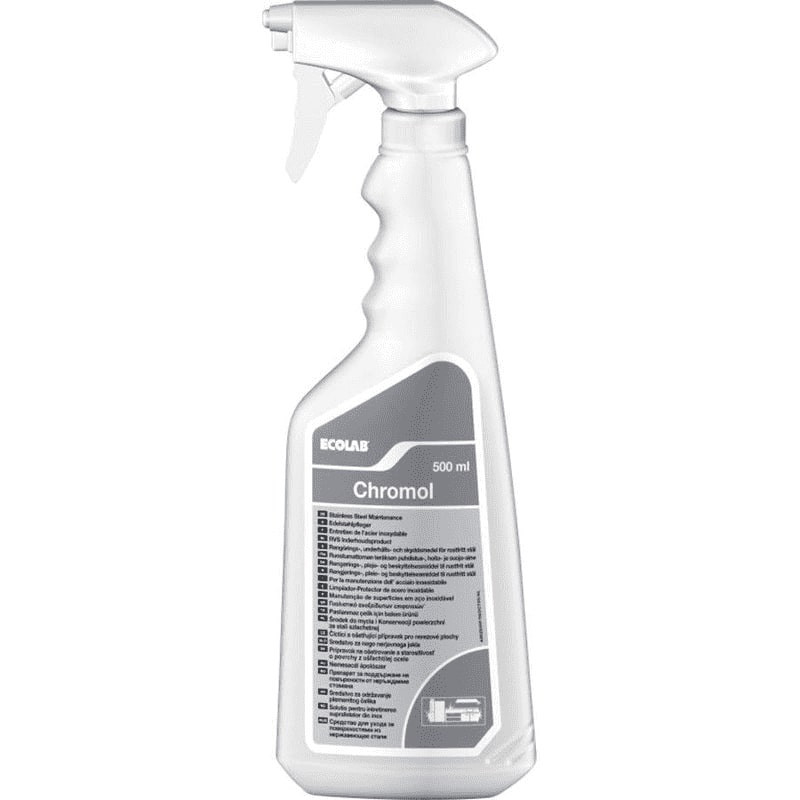 Ecolab Chromol Stainless Steel Cleaner 500ml
