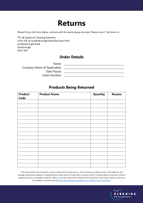 returns form thumbnail
